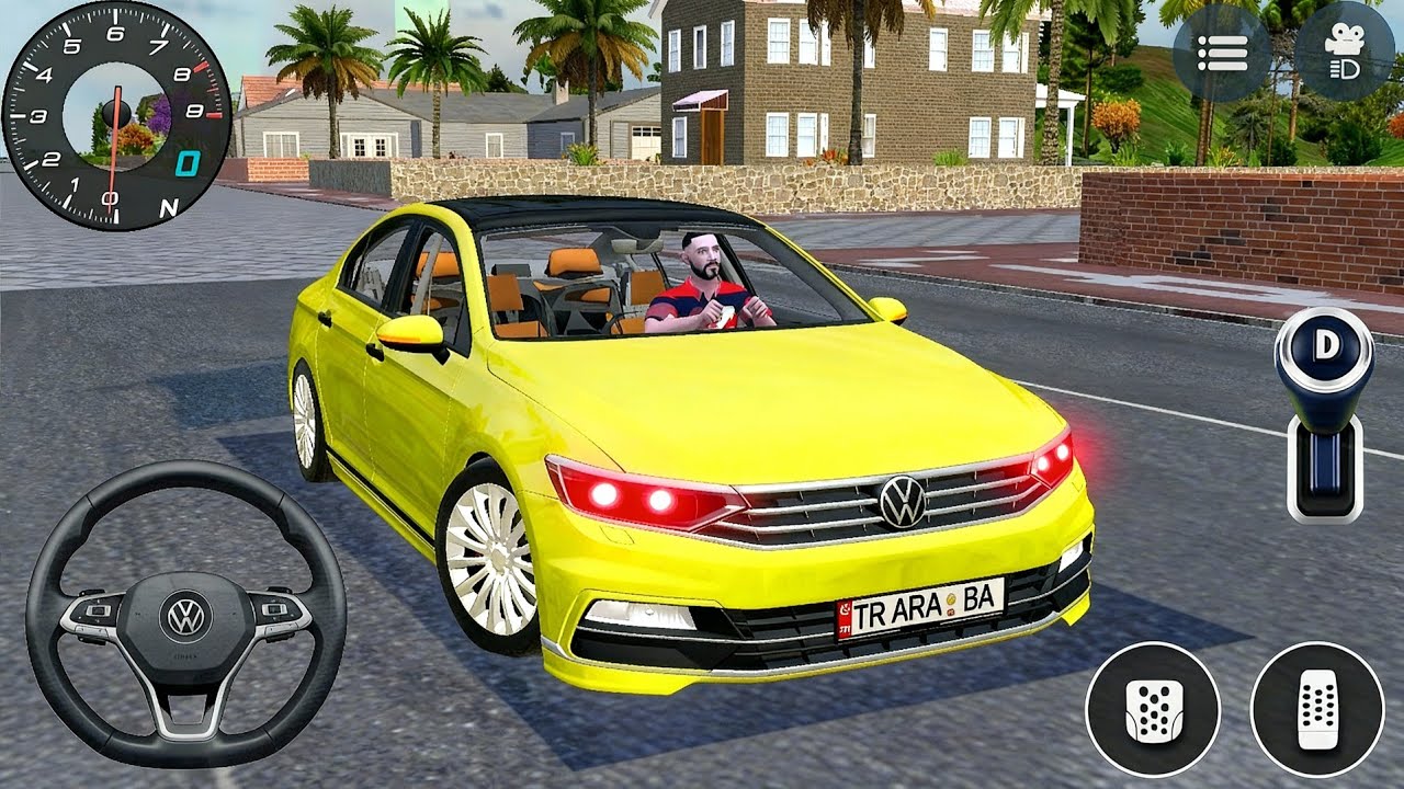 Modifiyeli Volkswagen Passat Araba Sürüş Oyunu - New Etiket Online Multiplayer #1 - Android Gameplay
