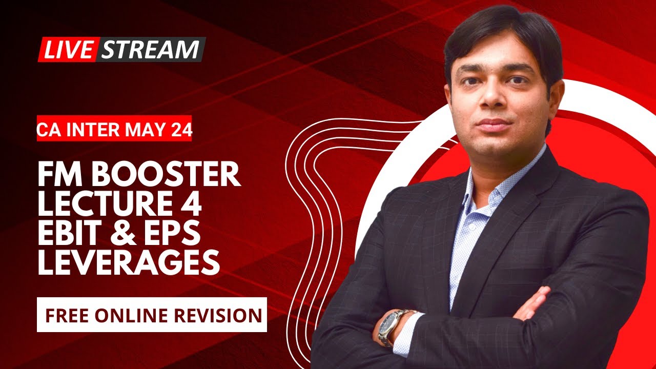 FM BOOSTER LECTURE 4 EBIT & EPS ANALYSIS & LEVERAGES