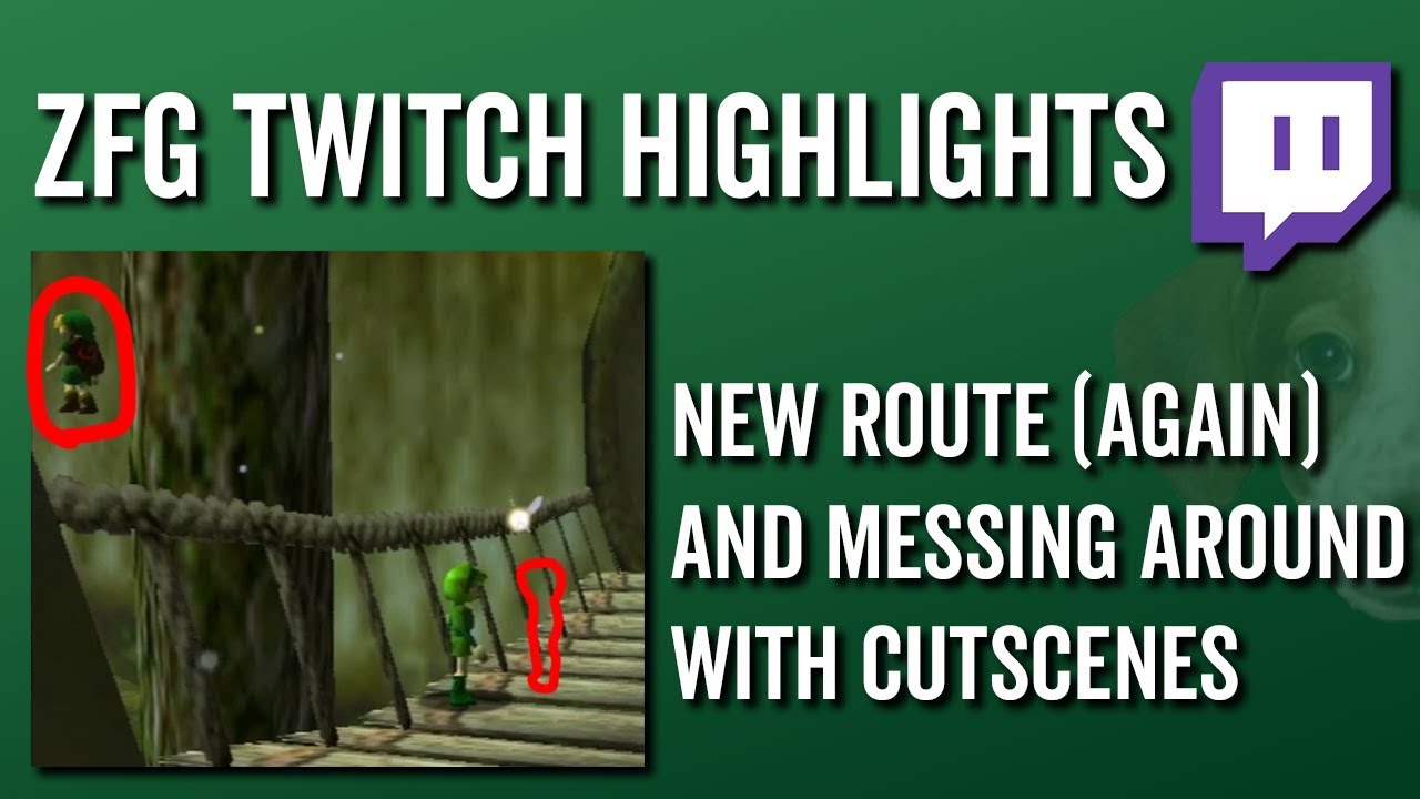 New Route Again and Messing Around with Cutscenes - ZFG Twitch Highlights