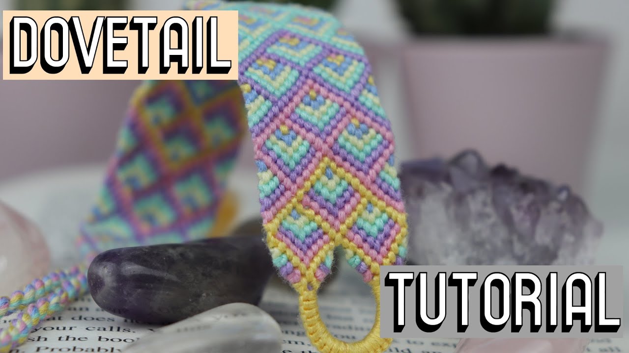 DOVETAIL TUTORIAL [CC] || Friendship Bracelets