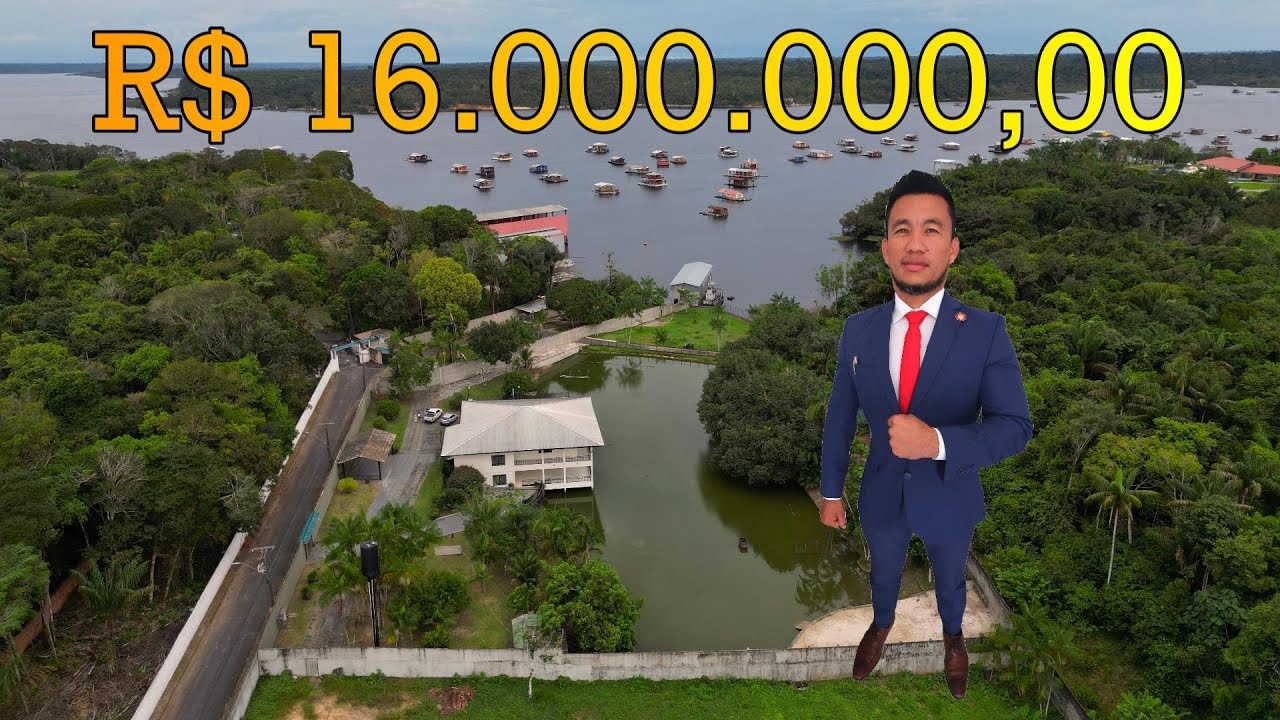 Propriedade Espetacular 10.000m² as Margens do Rio Tarumã, 2.000 Tartarugas, Pirarucus e tambaqui