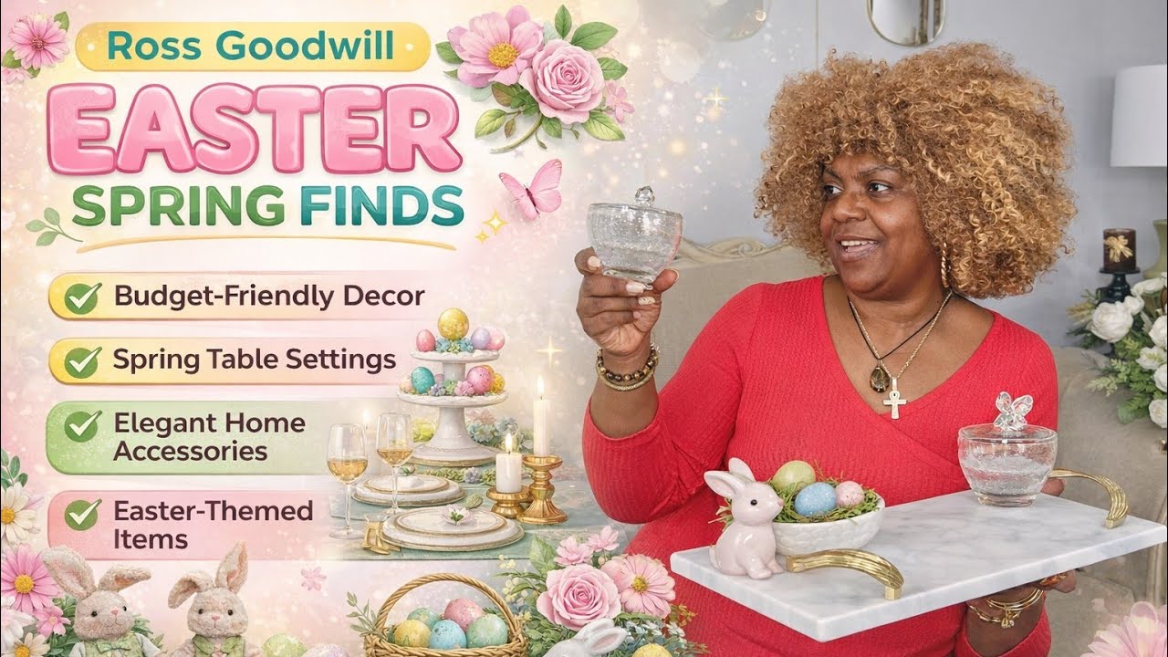 RUN To Ross+Goodwill NOW🏃🏽‍♀️Easter+Spring Decor Finds That Look EXPENSIVE😍Budget Luxury Home Decor