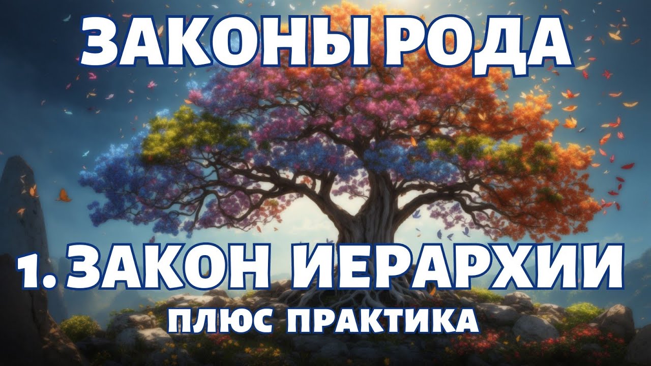 Законы Рода, которые нужно знать всем! Закон иерархии. Тест и практика     #родовыесценарии #регресс