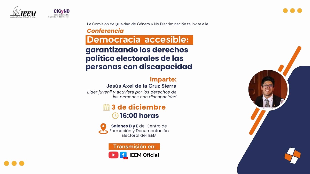 Democracia accesible: garantizando los derechos políticos electorales de las personas con...