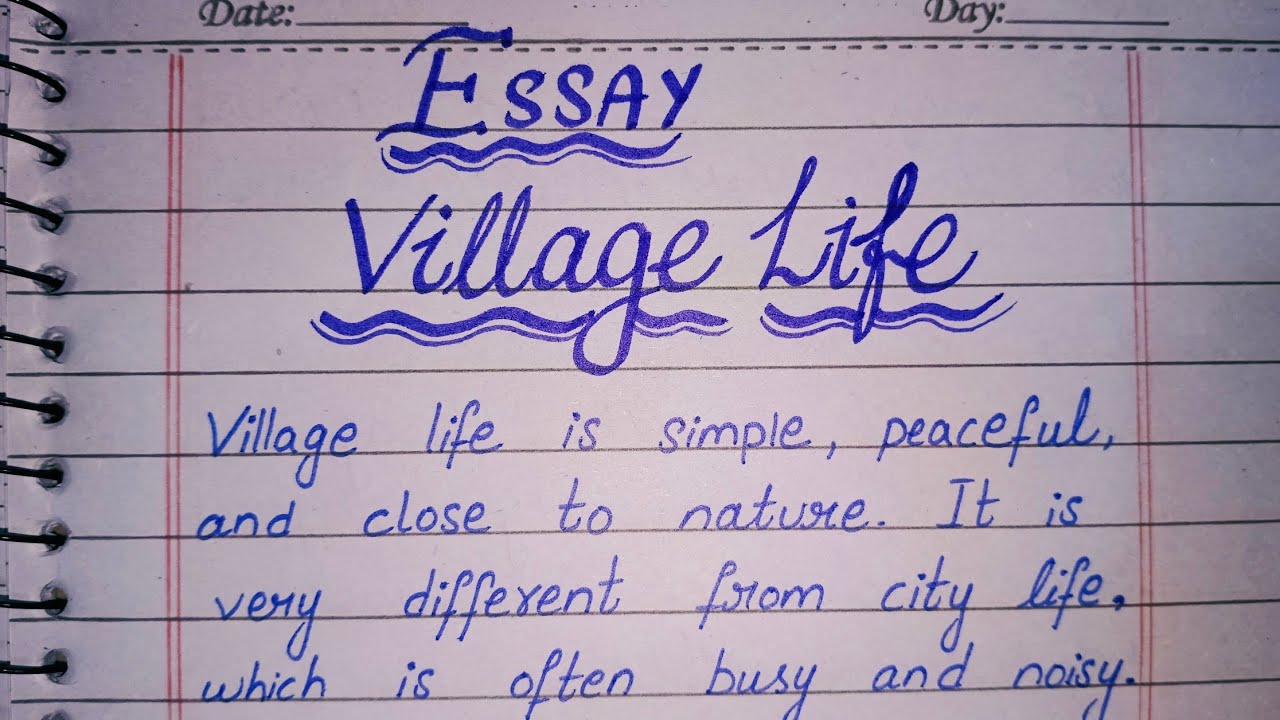 Essay Village Life| English Language| English Writing @brain-enlightenment-academy 