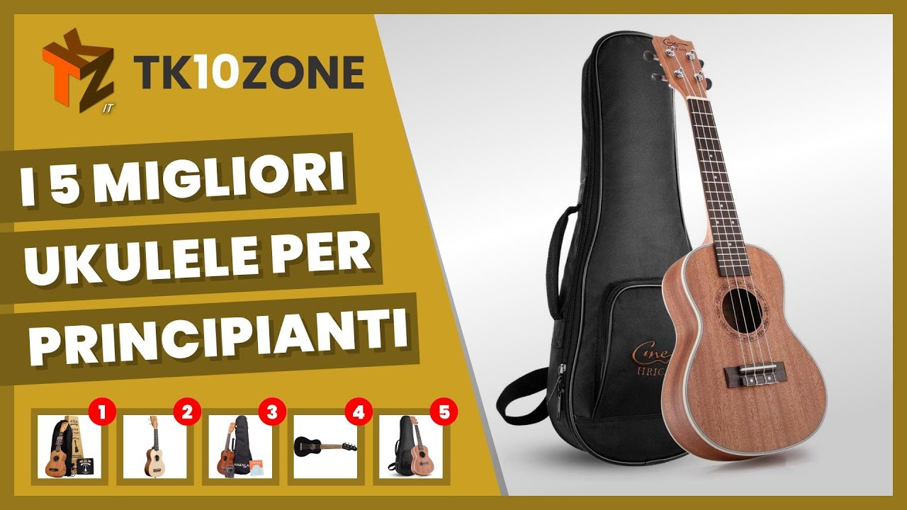 I 5 migliori ukulele per principianti