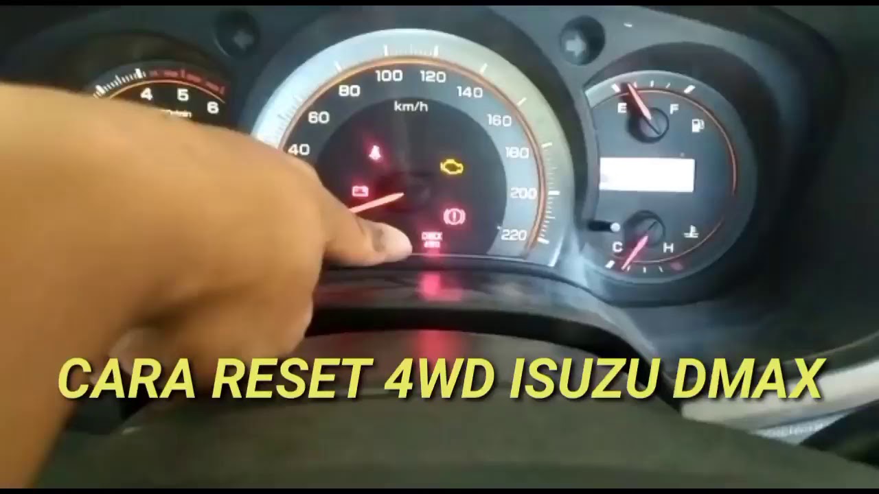 4WD dmax error Ini solusinya - Cara reset indikator 4wd Isuzu Dmax