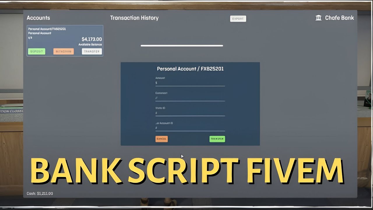 QBCore Bank Script Fivem | Nopixel Bank Inspire