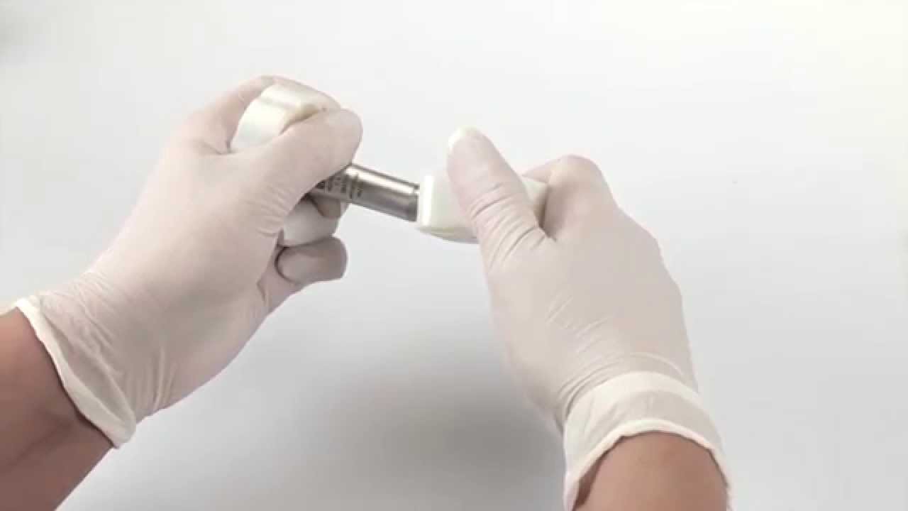 Replacing the contra angle head