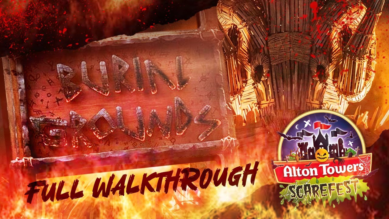 Burial Grounds Walkthrough Alton Towers Scarefest 2023