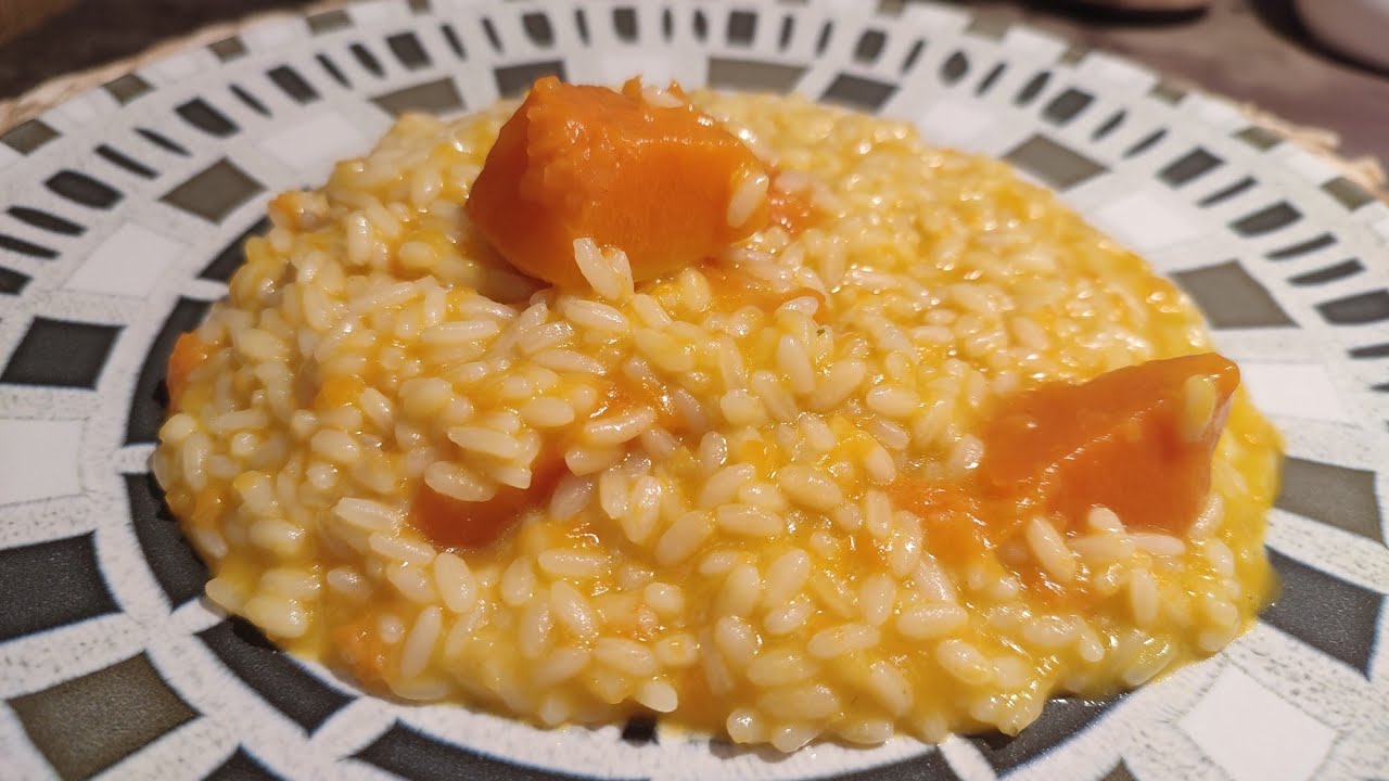 IL RISOTTO ALLA ZUCCA - RICETTA BIMBY 