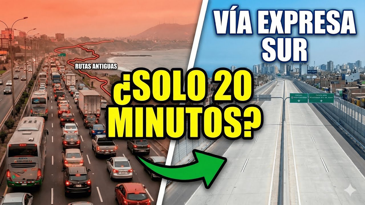 ¡DE VMT A COSTA VERDE EN 20 MINUTOS! ⏱️ Probando la Nueva Vía Expresa Sur en Hora Punta