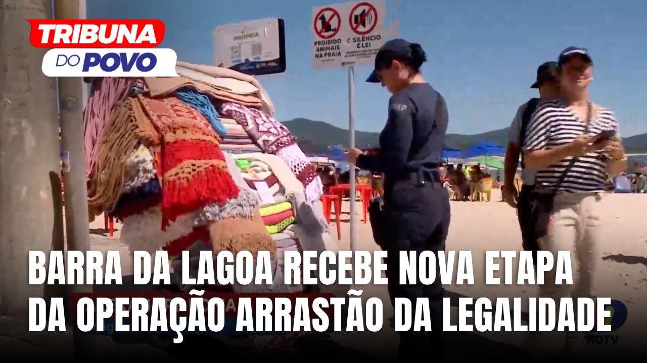 Operação Arrastão da Legalidade fiscaliza práticas na Barra da Lagoa
