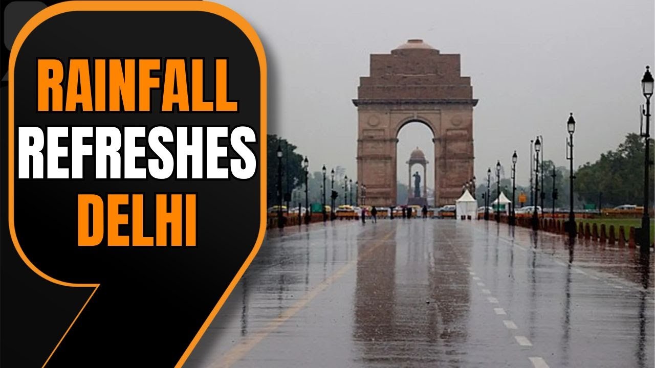 Rainfall Refreshes Delhi: Change in Weather Brings Relief | News9