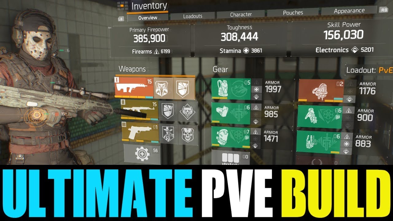 THE ULTIMATE 1.7.1 PVE BUILD YOU NEED TO MAKE... (THE DIVISION)
