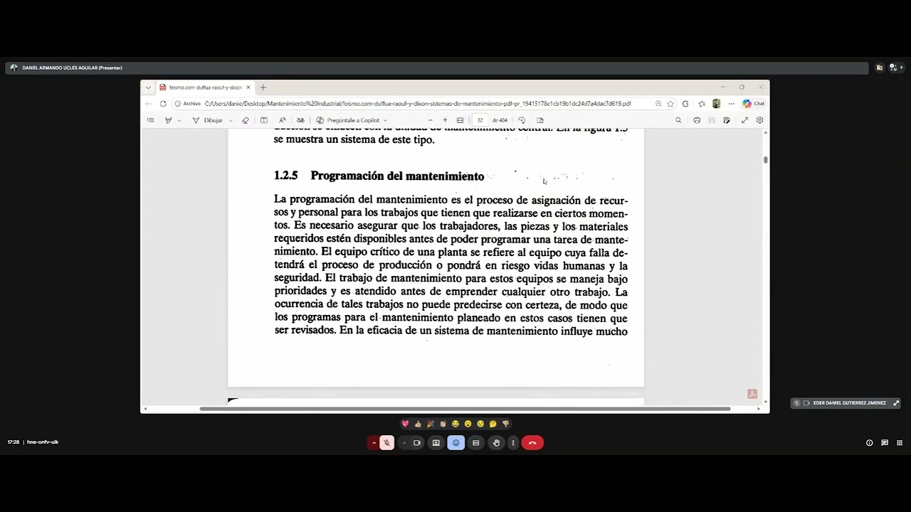 IIN4107 - MANTENIMIENTO INDUSTRIAL - S2 - 29-01-26