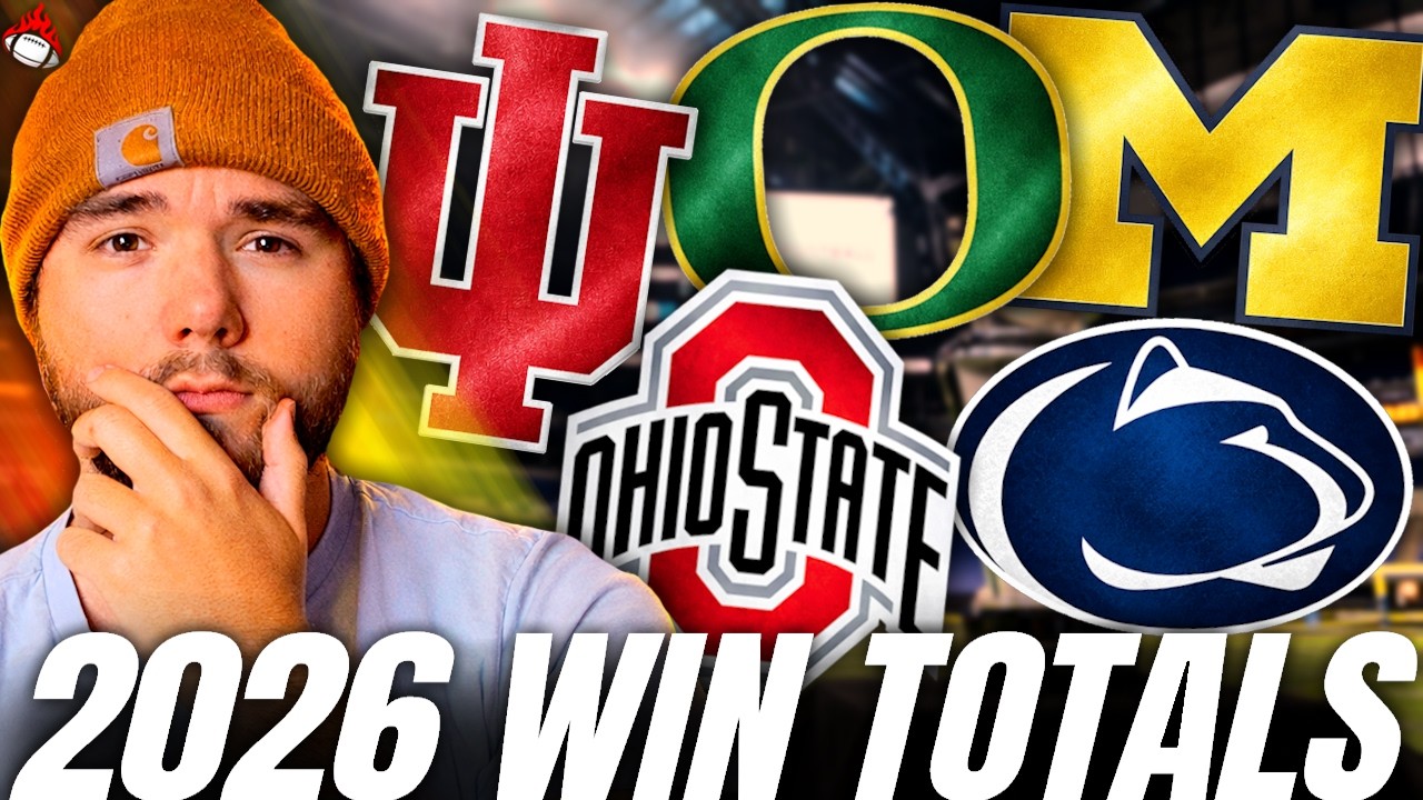 Big Ten Win Totals 2026 Reaction | Ohio State Projected to Miss the Playoffs?