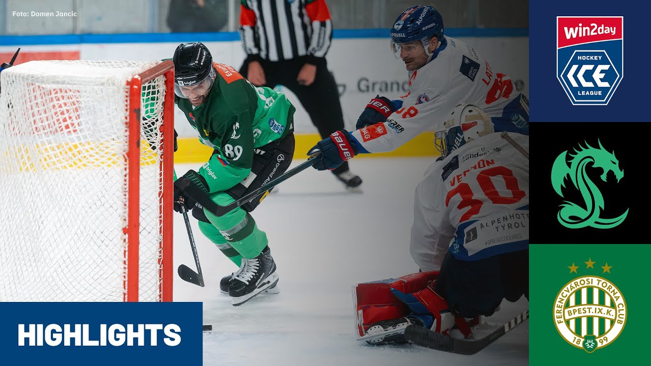 ICE: Olimpija Ljubljana vs. FTC-Telekom Budapest I Highlights