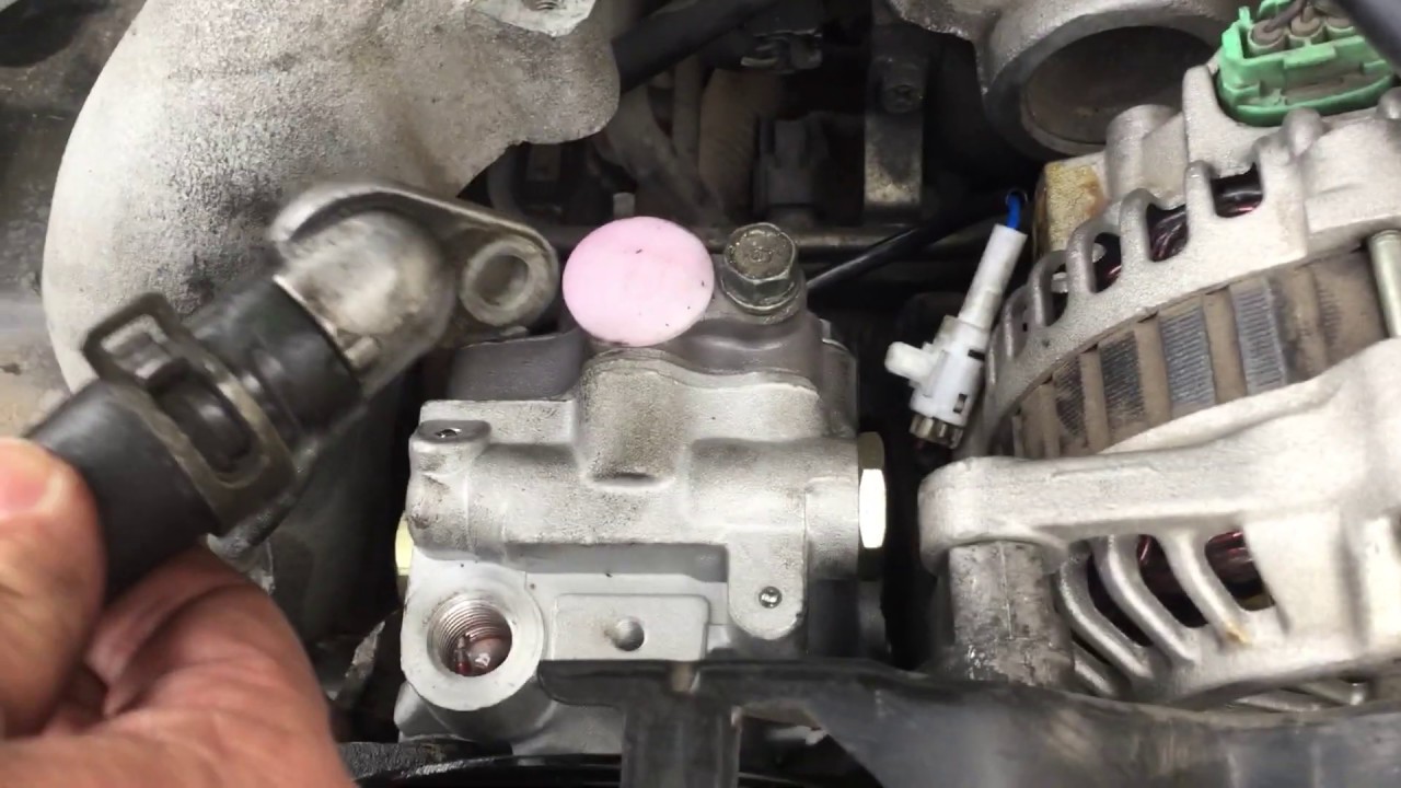 Subaru Outback Legacy 3 0 H6 Power Steering pump replacement pretty easy