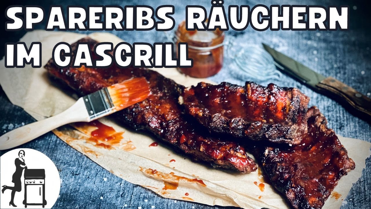 Spareribs im Gasgrill smoken | Die Frau am Grill