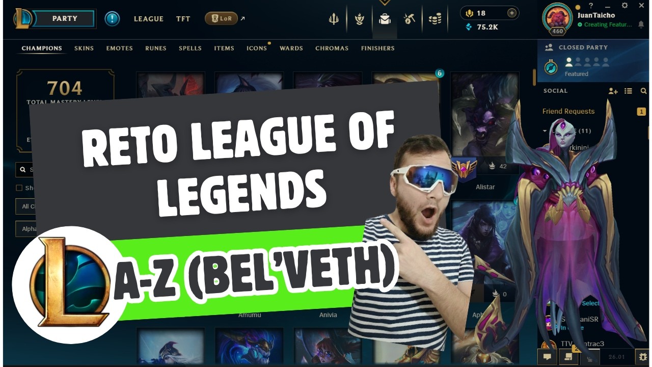 YO SOY LA REINA DEL VACÍO ft. @Catapocalipsis8 | A-Z Bel'Veth LEAGUE OF LEGENDS