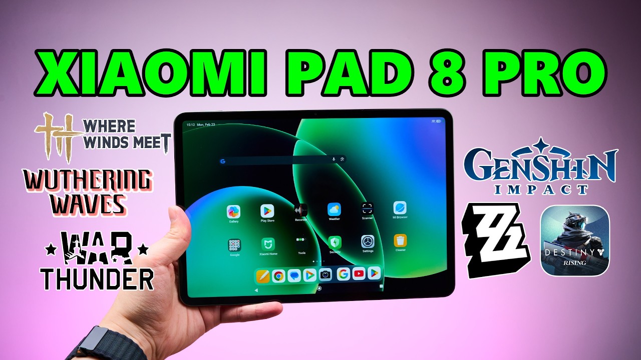 Gaming test - Xiaomi Pad 8 Pro (Global) with Snapdragon 8 Elite!