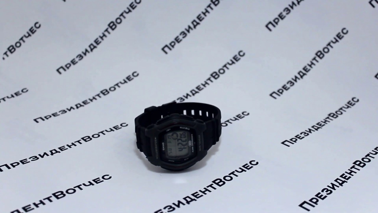 Часы Casio Illuminator HDD-600-1A [HDD-600-1AVEF] - Инструкция, как настроить от PresidentWatches.Ru