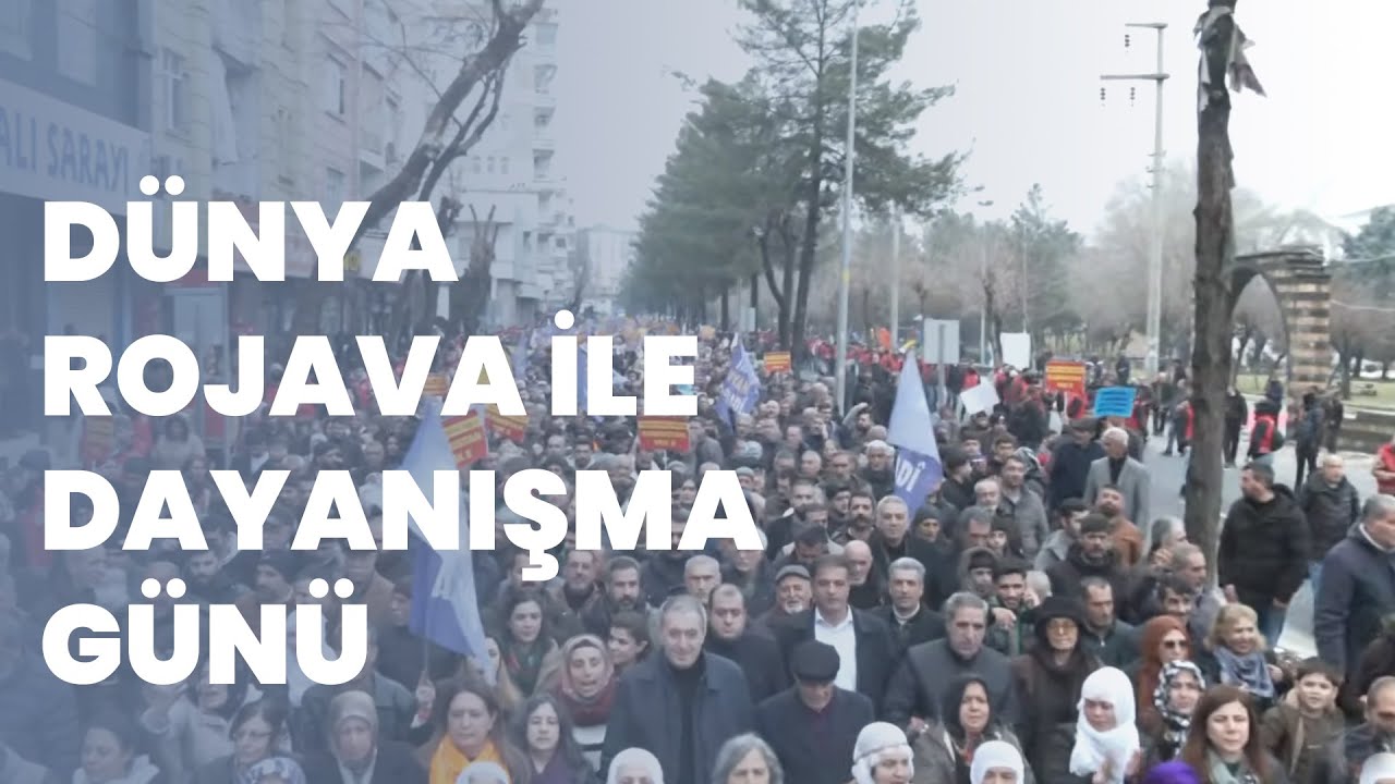 🔴 #CANLI - Tuncer Bakırhan'ın da katılımıyla Dünya Rojava ile Dayanışma Günü yürüyüşü