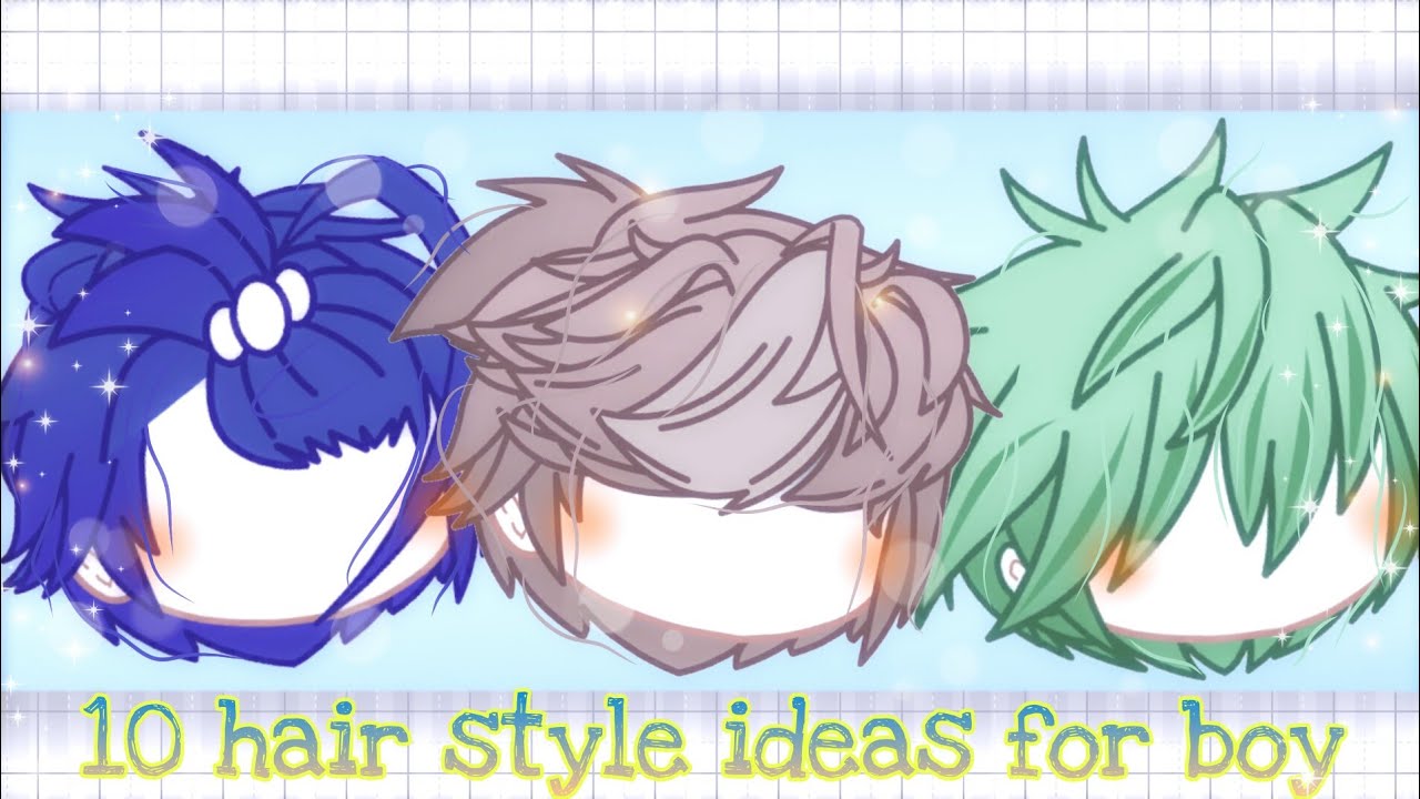 [ 10 Hairstyle ideas For Boy ]☆ -Gacha Club