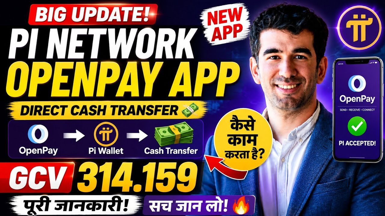 OpenPay Accept Pi Network |Pi Payment और Direct Transfer | Pi Network News |Pi New Update | Pi Price