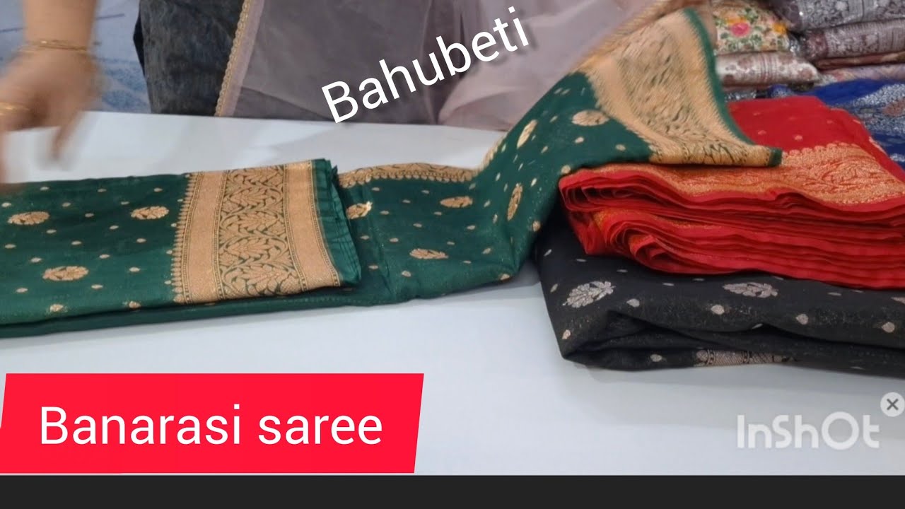 First time Banarasi saree @bahubeticollectionpunjab 🥻 