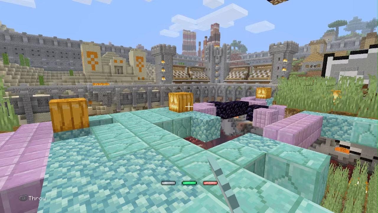 Minecraft PS4 edition but we are playing the og minigames