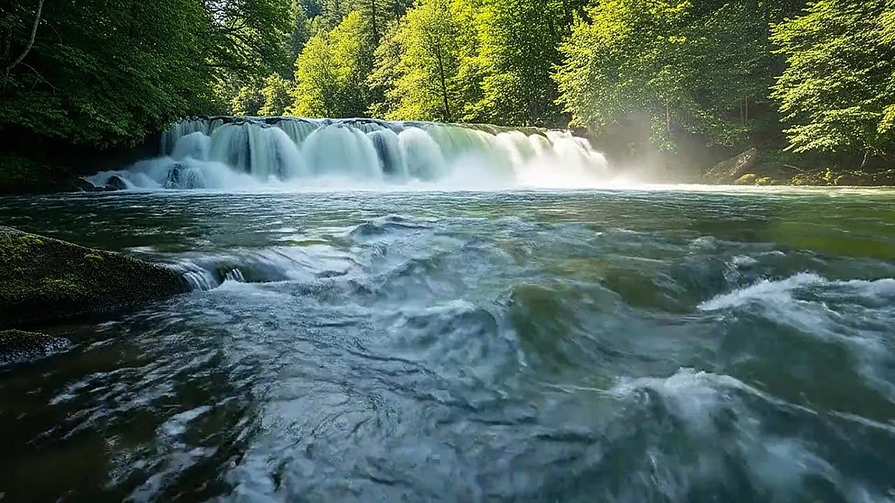 Healing Water Stream | Natural Sound for Restful Sleep and Stress Relief
