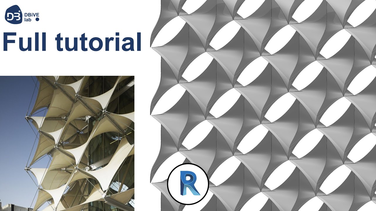 Autodesk Revit Tutorial: Creating textile fa&ccedil;ade family in Revit