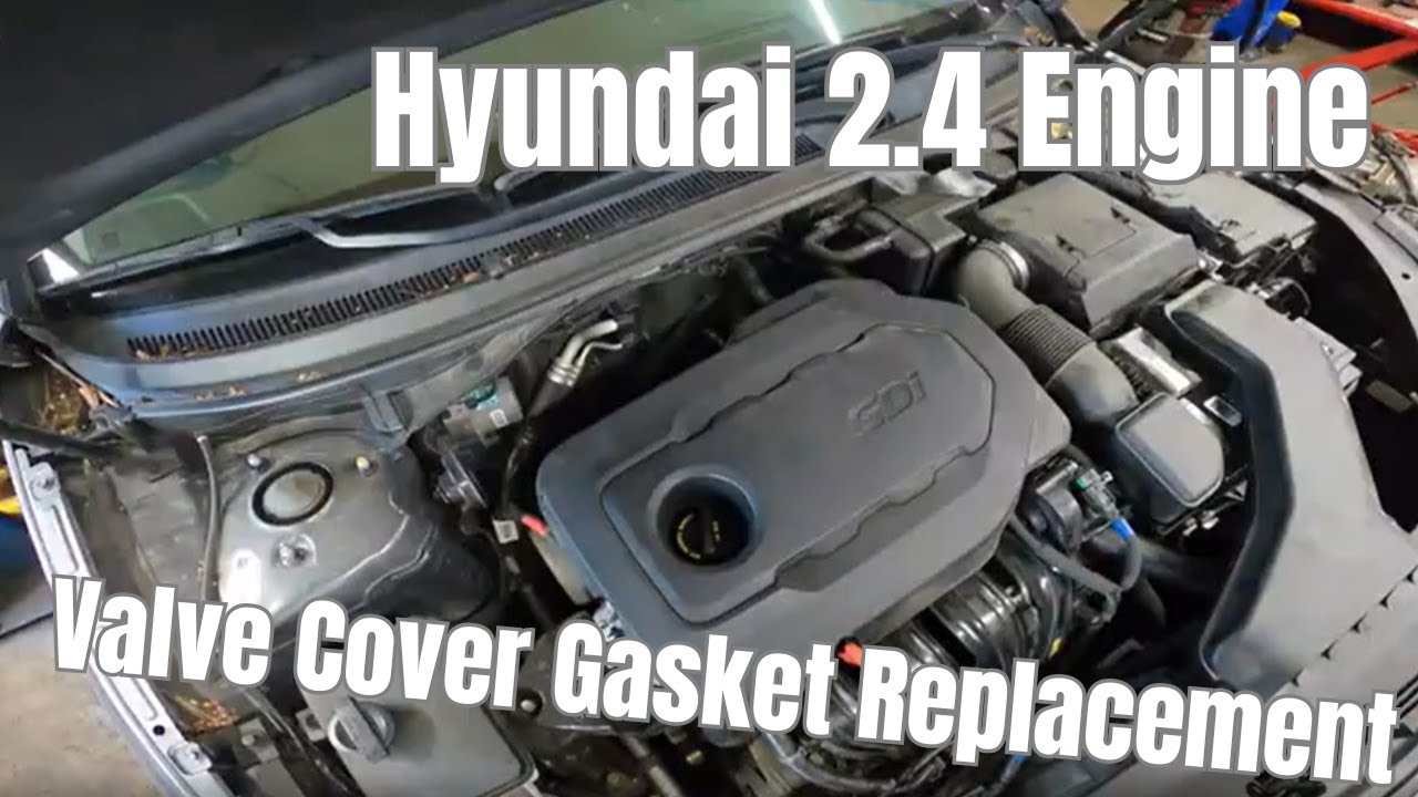 Двигатель Hyundai 2.4 — замена прокладки клапанной крышки