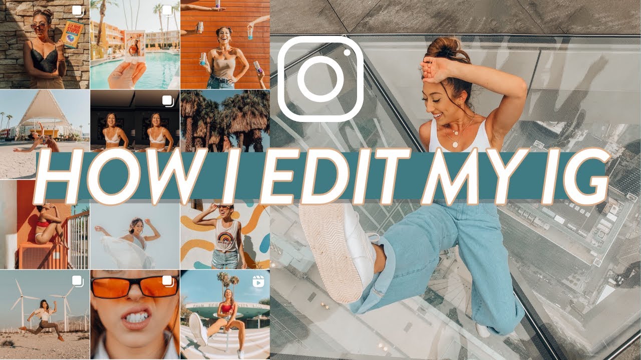 HOW I EDIT MY INSTAGRAM PHOTOS | Free, Easy, Consistent, orange & teal, removing objects from photos