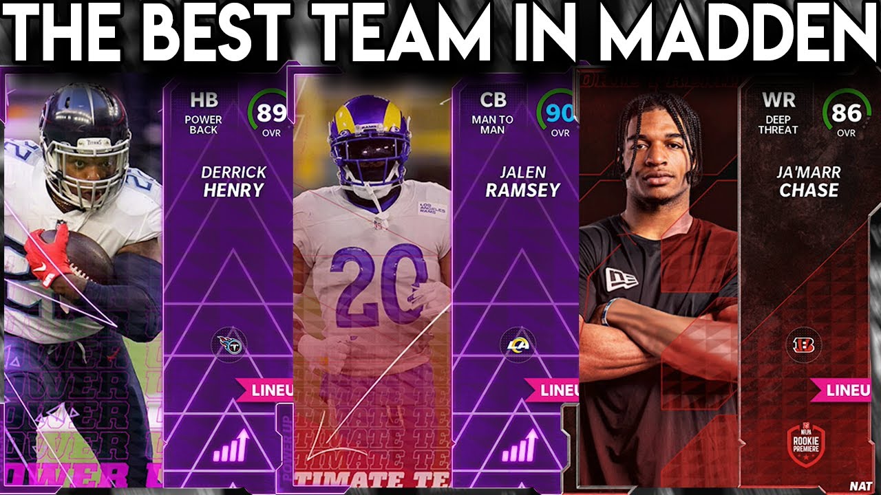 THE $500 TEAM! BEST TEAM IN MADDEN #1 [MADDEN 22]