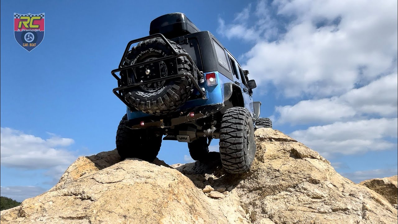 1/10 Scale RC Car | Axial SCX10 II | Jeep Rubicon | valley off-road Adventure #8