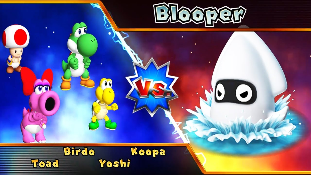 Mario Party 9 All Boss Battles - Koopa vs Yoshi vs Birdo vs Toad (Master Difficulty)