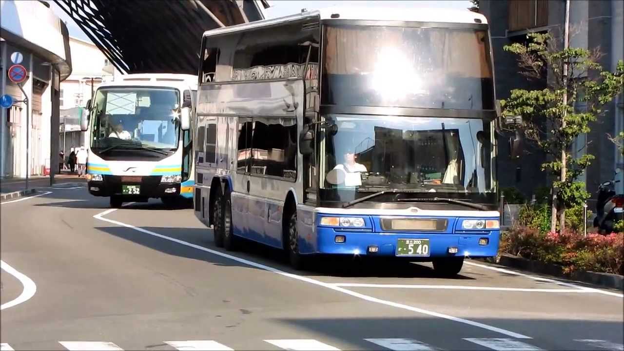JRバス関東　高速乗合バス　三菱ふそう　エアロキング 走行映像 高知 2013.6