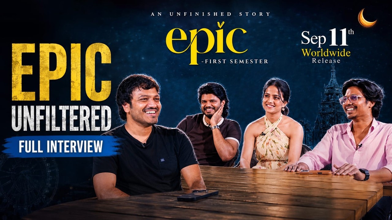 Team Epic Unfiltered Full Interview || Anand || Vaishnavi || Aditya Haasan || Sai Marthand || PTC