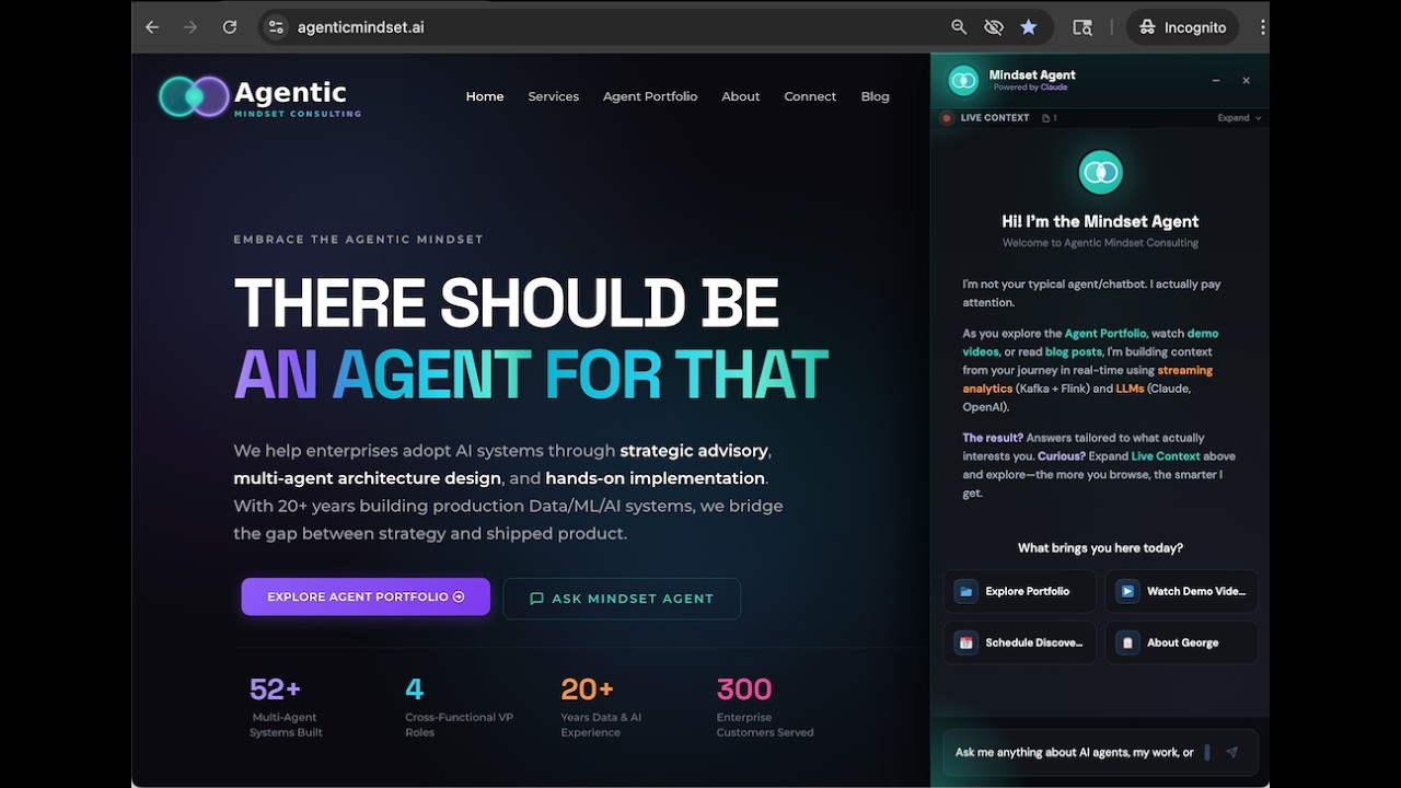The Mindset Agent in Action: AI with Situational Awareness