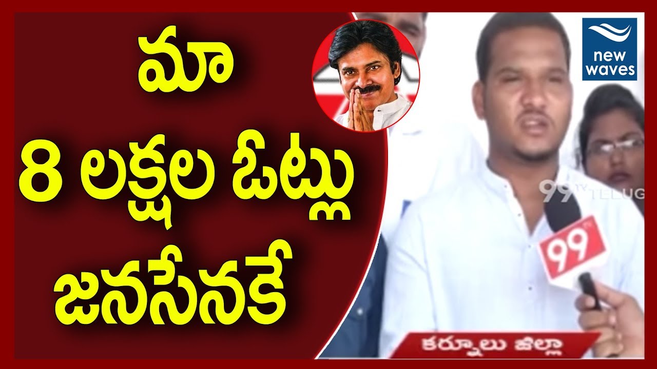 మా 8 లక్షల ఓట్లు జనసేనకే | Kurnool students about Janasena | New Waves