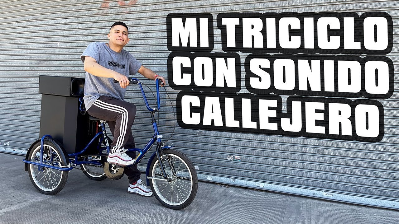 TRICICLO PARA MOLESTAR A LOS VECINOS Y ESCUCHAR MUSICA