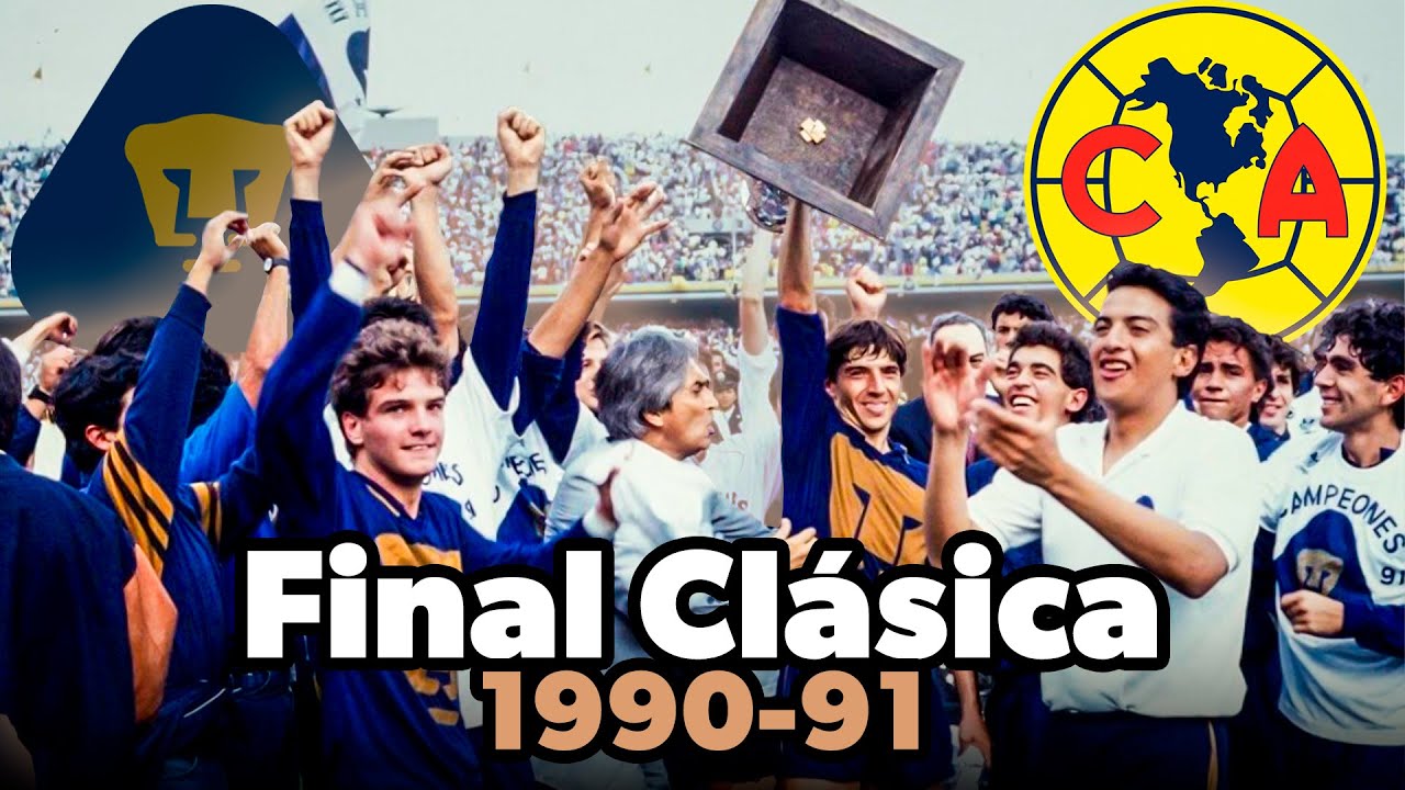 Final HISTÓRICA: América vs Pumas 🦅 Cuando el Tuca Ferreti le dio el título a la UNAM con el TUCAZO🏆