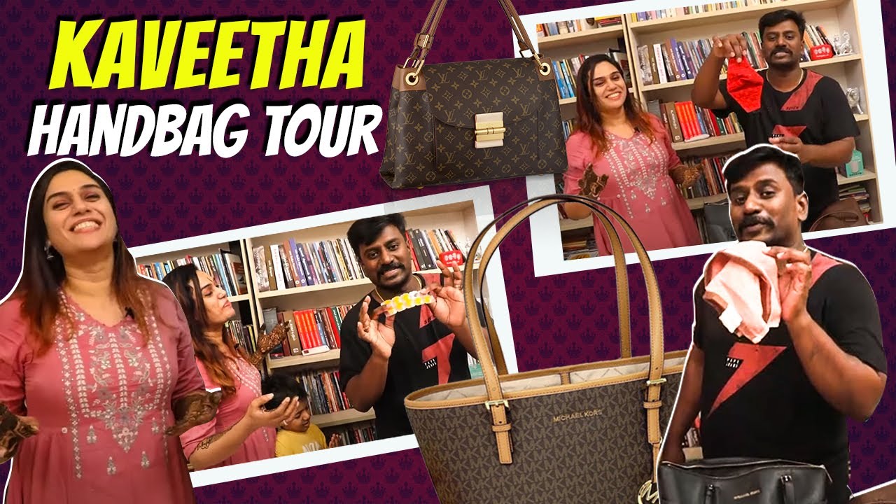 What's Inside Kaveetha's Handbag 👜 வசமா மாட்டுனியா 😂 Kaveetha Rajmohan Vlogs