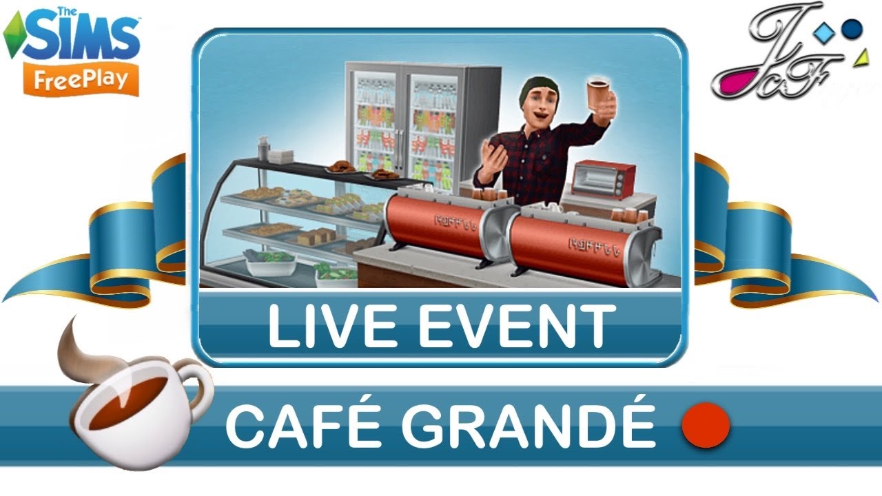 Sims FreePlay 🚰🍩☕️| CAFÉ GRANDÉ | Live Event 🔴| (Early Access) 🔑