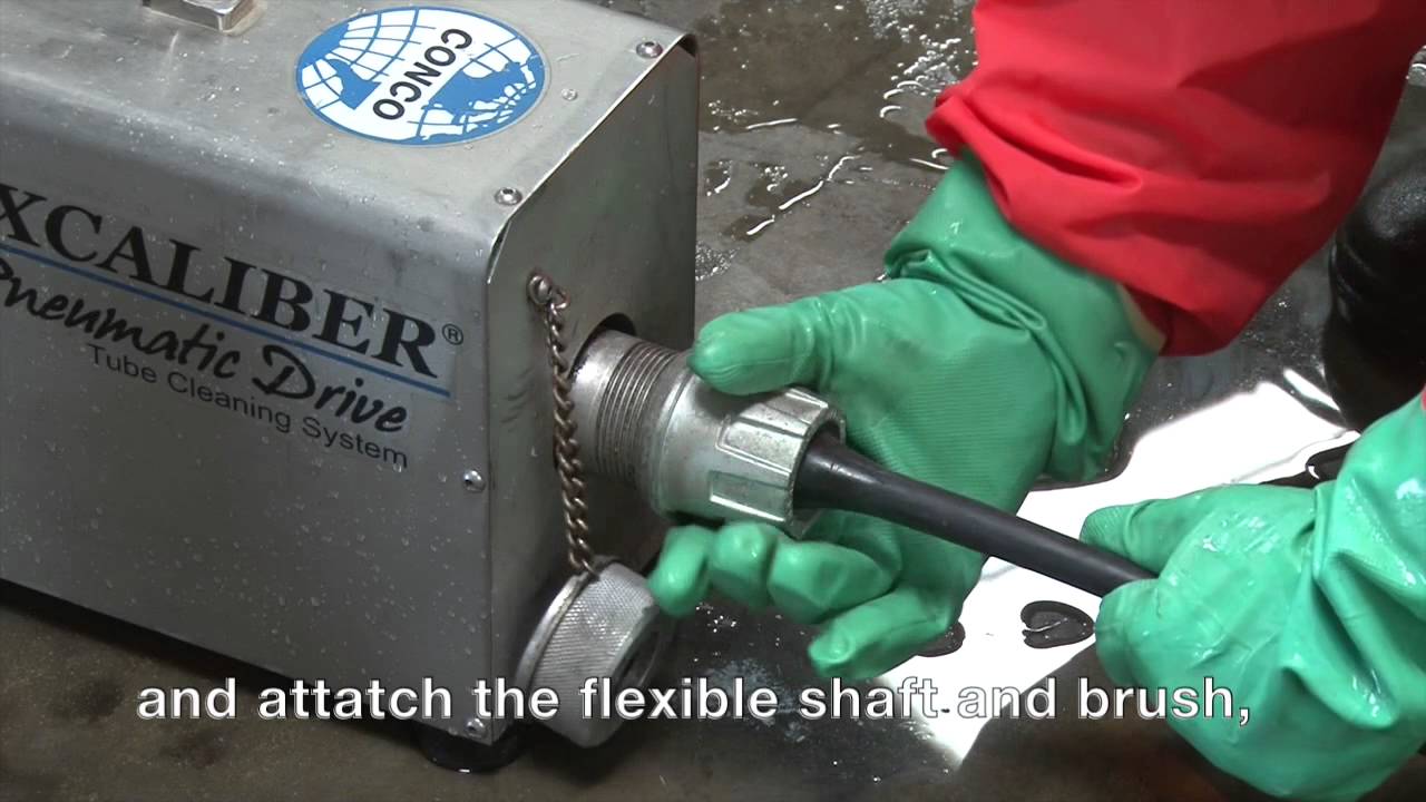 Heat Exchanger Cleaning with Excaliber Tube Cleaner