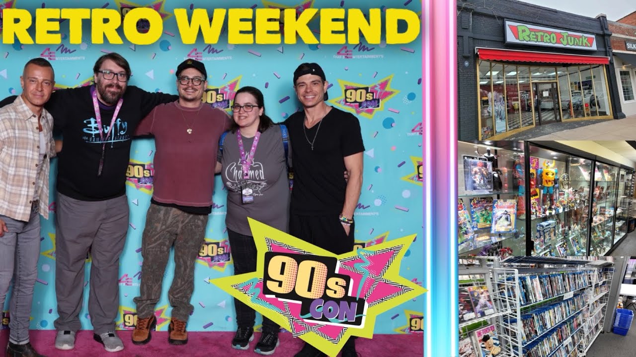 RETRO WEEKEND: 90s Con March 2025, Retro Junk, Cruzn Retro, Retro Game Plus (Toys, Movies, Games)