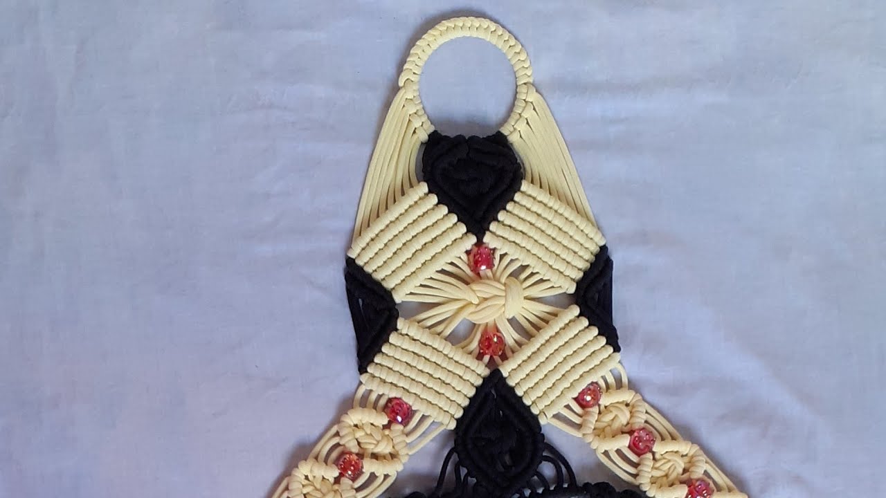 MACRAME MIRROR WALL HANGING